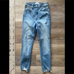 Abercrombie and Fitch the super skinny ankle high rise